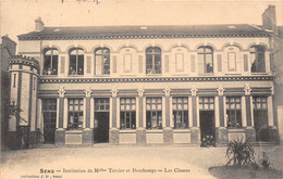 89-SENS-INSTITUTION DE MELLE TERRIER ET DESCHAMPS, LES CLASSES - Sens