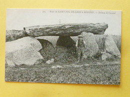 V11-29-finistere-route De Saint Pol De Leon A Roscoff-dolmen De Caravel- - Saint-Pol-de-Léon