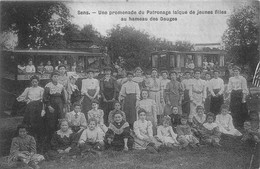 89-SENS-PROMENADES DU PATRONAGE LAÎQUE DE JEUNE FILLES AU HAMEAU DES DAUGES - Sens