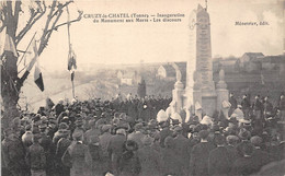89-CRUZY-LE-CHATEL- INAUGURATION DU MONUMENT AUX MORTS , LES DISCOURS - Cruzy Le Chatel