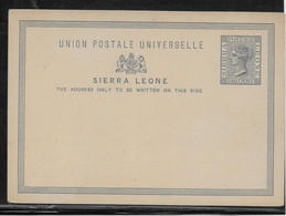 Sierra Léone - Entiers Postaux - Sierra Leone (...-1960)