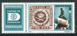 HUNGARY 1976 HAFNIA Stamp Exhibition  MNH / **..  Michel 3133 Kb - Neufs