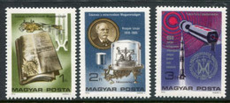 HUNGARY 1976 Centenary Of Metric System MNH / **.  Michel 3115-17 - Ongebruikt