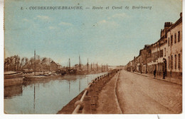 DEPT 59 / COUDEKERQUE BRANCHE - ROUTE ET CANAL DE BOURBOURG - Coudekerque Branche