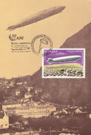 A9104- ZEPPELIN LZ 127 MAXI CARD, BRASOV 1979 ROMANIA USED STAMP - Zeppelins