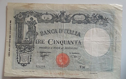 Banconota - 50 Lire 10 /08/1943 - 50 Liras