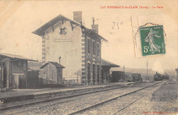 CPA 27 LES BORDEAUX SAINT CLAIR LA GARE - Sonstige & Ohne Zuordnung