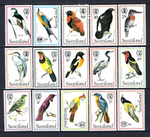 ⭐ Swaziland - YT N° 233 à 247 ** - Neuf Sans Charnière - Thématique Oiseaux - ⭐ - Swasiland (...-1967)