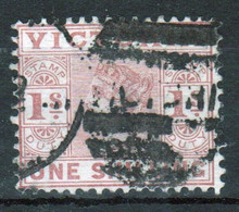 Australia 1886 Queen Victoria One Shilling Stamp Duty Revenue Fiscally Cancelled In Good Condition. - Fiscales