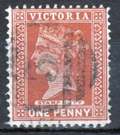Australia 1890 Queen Victoria One Penny Stamp Duty Revenue Fiscally Cancelled In Good Condition. - Steuermarken