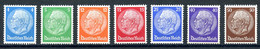 Deutsches Reich, German Reich, Third Reich, 1932, Hindenburg Definitives, MNH, Michel 467-473 - Zonder Classificatie