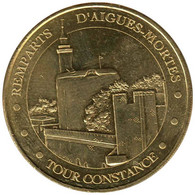 30-0460 - JETON TOURISTIQUE MDP - Remparts D'Aigues-Mortes - 2016.3 - 2016