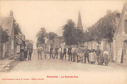 CPA 27 RICHEVILLE LA GRANDE RUE - Sonstige & Ohne Zuordnung