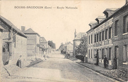 CPA 27 BOURG BAUDOUIN ROUTE NATIONALE - Sonstige & Ohne Zuordnung