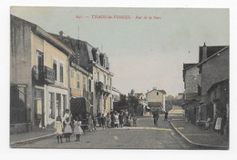 88 Dép.- 241.- THAON-les-VOGES.- Rue De La Gare. Edition A. Calin. - Thaon Les Vosges