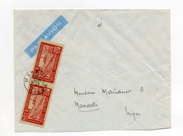 !!! NIGER, LETTRE PAR AVION DE MARADI DE 1947, AFFRANCH RECTO VERSO - Briefe U. Dokumente