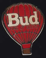 71438- Pin's -bud.bière.Beer.Montgolfiere. - Luchtballons