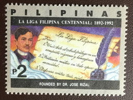 Philippines 1992 La Liga Centenary MNH - Filippijnen
