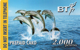 UNITED KINGDOM - PREPAID BT - ANIMALS DOLPHIN - BT Global Cards (Prepaid)