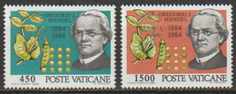 Vatikan 1984 Mi-Nr.844 - 845  ** Postfrisch 100.Todestag Gregor Mendel ( 9438 )günstige Versandkosten - Neufs