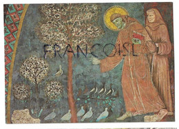 Saint François Prêche Aux Oiseaux. Fresque De La Basilique St-François D'Assise - Santi