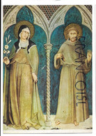 Sainte Claire Et Saint François. Fresque De La Basilique St-François D'Assise, église Inférieure - Santi