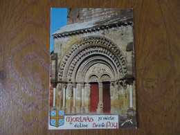 Morlaas  ( Pyrénées Atlantiques )     Le Portail De L'Eglise Ste Foy   XIe Siècle - Morlaas
