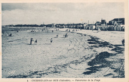 (CPA 14)  COURSEULLES-sur-MER  /  Panorama De La Plage - - Courseulles-sur-Mer