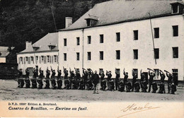 Caserne De Bouillon Militaire Escrime Au Fusil D.v.D 12397 édit A. Bourland - Bouillon