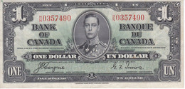 BILLETE DE CANADA DE 1 DOLLAR DEL AÑO 1937   (BANKNOTE) - Canada