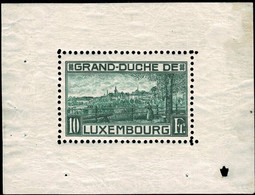 Luxembourg Luxemburg 1923 Bloc Princesse Elisabeth Neuf NNH** Michel:BF1 II Val.cat.2.000€ - Blocchi & Foglietti