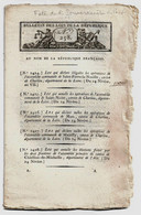 Bulletin Des Lois N°258 Pluviôse An VII (1799) Fête De La Souveraineté Du Peuple/Port De Boulogne Tabacs, Or../Elections - Décrets & Lois