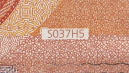 50 EURO ITALIA  SA  S037 H5 LAST POSITION  Ch. "67"  -  LAGARDE   UNC - 50 Euro