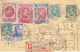 BELGIQUE ENTIERS POSTAUX - Entier Postal 27 Aout 1915 - WW1 - Gouvernement Belge Replié à LE HAVRE (76) Guerre 1914 1918 - Varietà/Curiosità