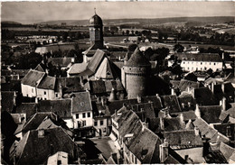 Arnay-le-duc - Vue Aérienne - église - Tour De La Motte Forte - Hospice Des Vieillards - Place Du Craquelin - Arnay Le Duc
