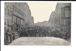 PARIS - Barricade De L'entrée Du Faubourg Saint-Antoine - 18 Mars 1871 - Other