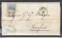 Brief Van Napoli Naar Scafati - Stamped Stationery