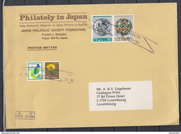 Brief Van Shibuya Philately In Japan Naar Luxembourg - Cartas
