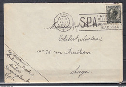 Brief Van Spa Naar Liege Spa De Beroemde Badstad - 1934-1935 Leopold III