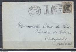 Brief Van Brugge 3 Naar Overijsche Bezoekt Brugge - 1934-1935 Léopold III
