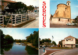 SORGUES LA GRANDE ROUE EGLISE OUVEZE CENTRE VILLE - Sorgues