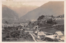 Sembrancher La Gare Et Le Village Et La Vallée De Bagnes - Train - Bagnes