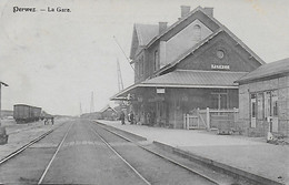 PERWEZ. LA GARE. VUE INTERIEURE. ANIMATION - Perwez