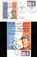 " GENERAL DELESTRAINT " Sur LOT (Enveloppe 1er Jour Et Carte Maximum) De 1971 N° YT 1689 FDC CM - Militaria