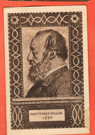 ZOV-20 Litho Bundesfeier 1919 Gottfried Keller Nicht Gelaufen - Laufen-Uhwiesen 