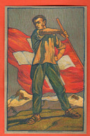 ZOV-27 Litho Bundesfeier 1912   Roter Kreuz Wieland Nicht   Gelaufen - Laufen-Uhwiesen 