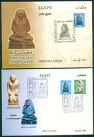EGYPT / 2015 - 2017 / THUTMOSE III / AMENHOTEP ; SON OF HAPU / 2 FDCS WITH DIFFERENT DATES OF ISSUE ???? - Briefe U. Dokumente