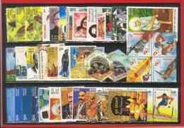 India 2008 Inde Indien  Year Pack Full Complete Set Of 79 Stamps Assorted Topics MNH - Años Completos