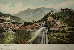 Suisse (TI) Bellinzona // Train - Tunnel - Railway 1904 - Andere & Zonder Classificatie