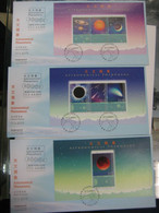 China Hong Kong 2015  Astronomical Phenomena Space Stamp Booklet 小本 FDC - FDC